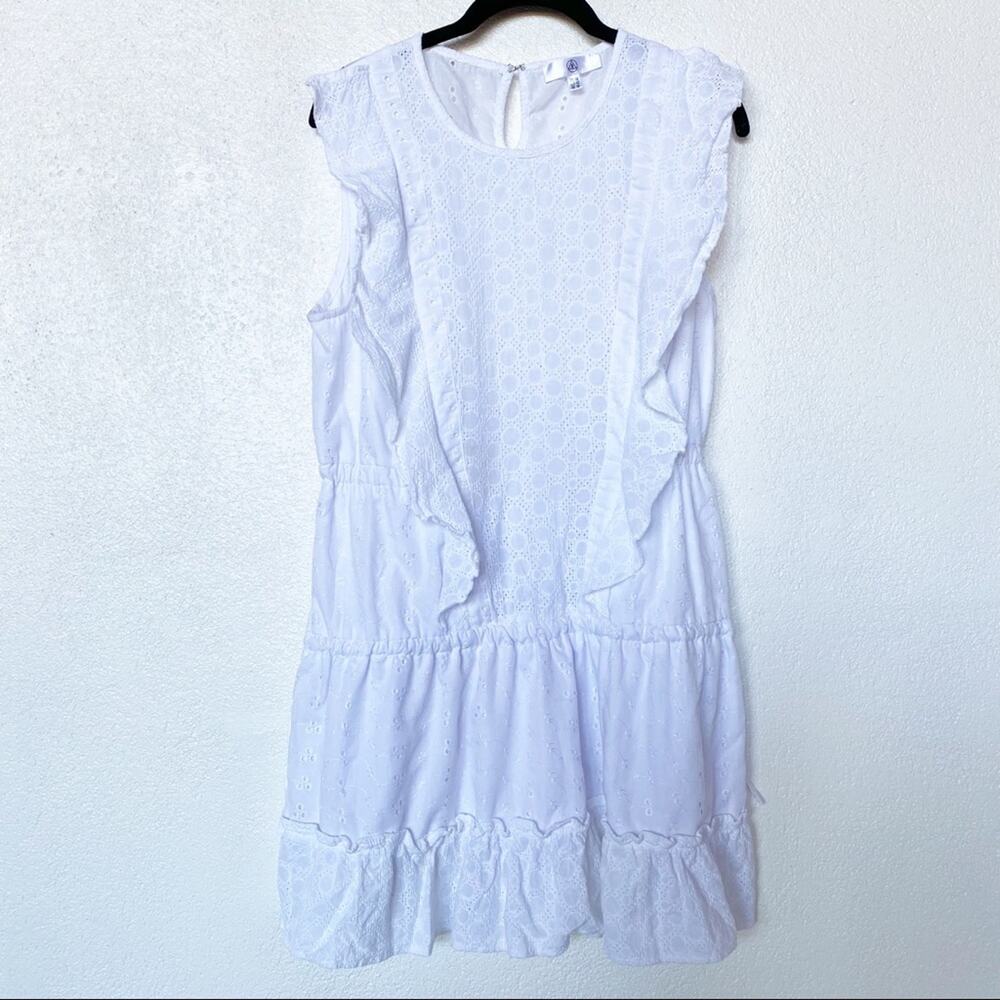 Missguided Eyelet Crochet Sleeveless Dress Size 10